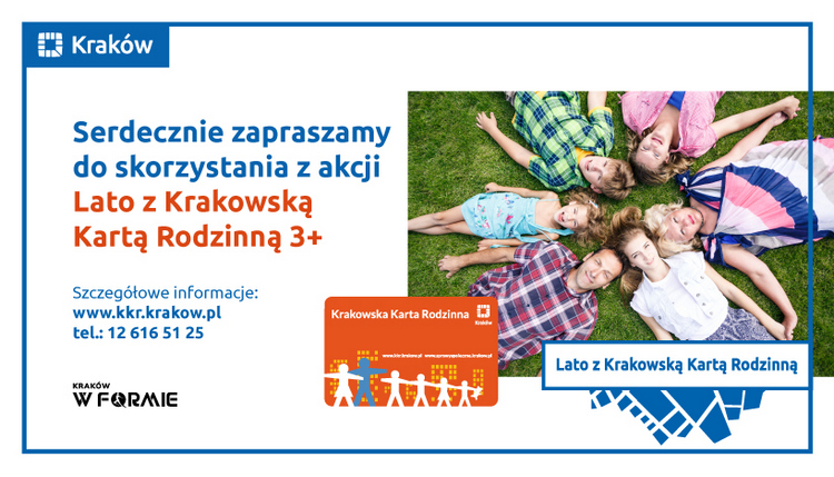 Baner Bezpłatne bilety w ramach akcji Lato z KKR