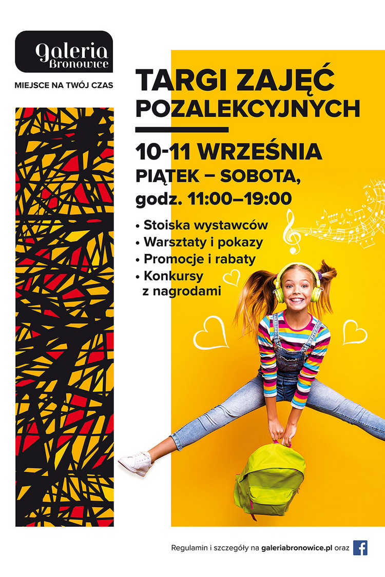 Galeria Bronowice zaprasza na Targi Zajęć Pozalekcyjnych