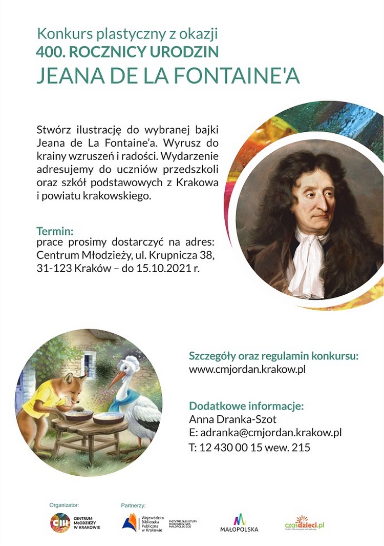 de La Fontaine konkurs plakat