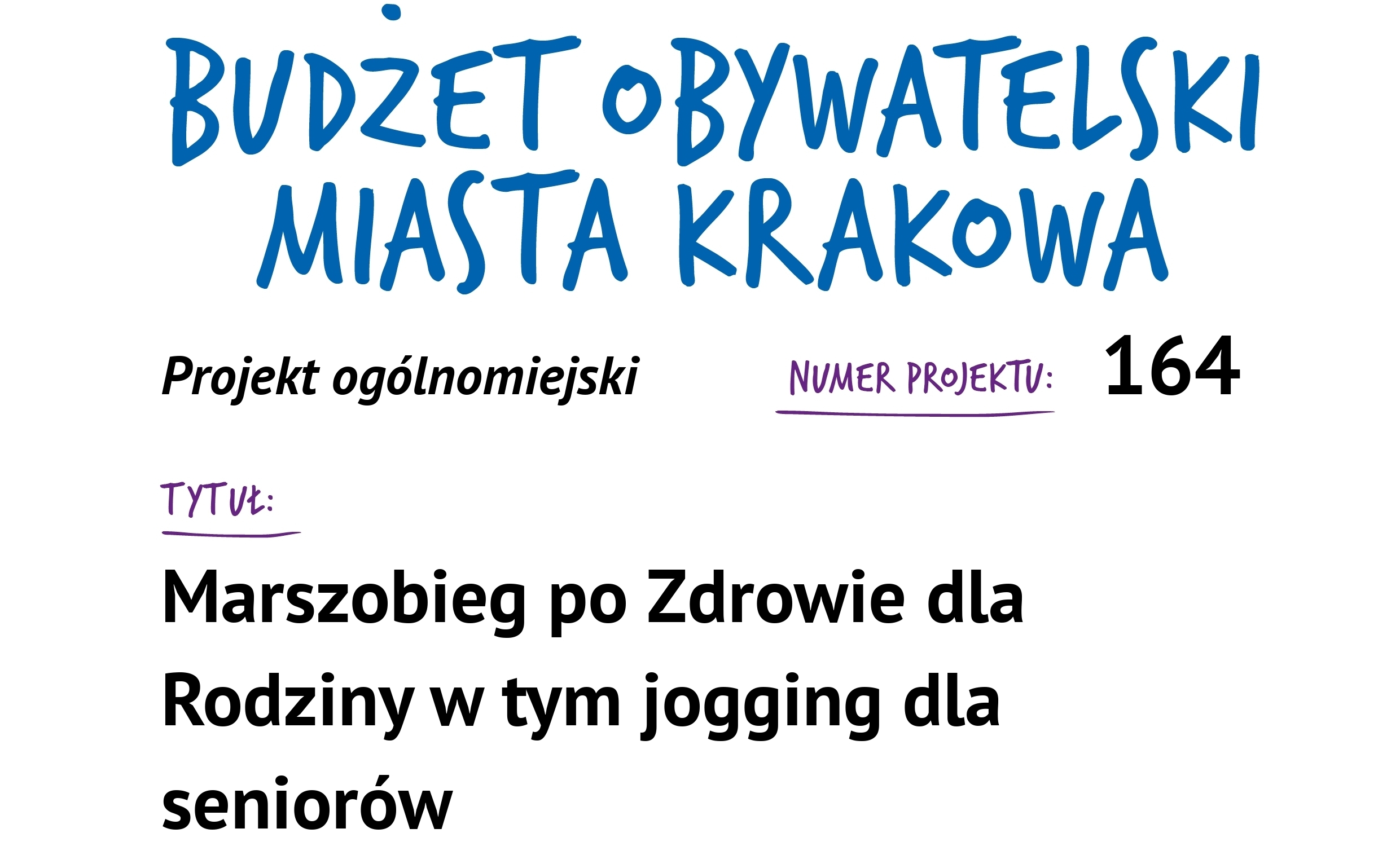 Marszobieg po Zdrowie dla Rodziny w tym jogging dla seniorów