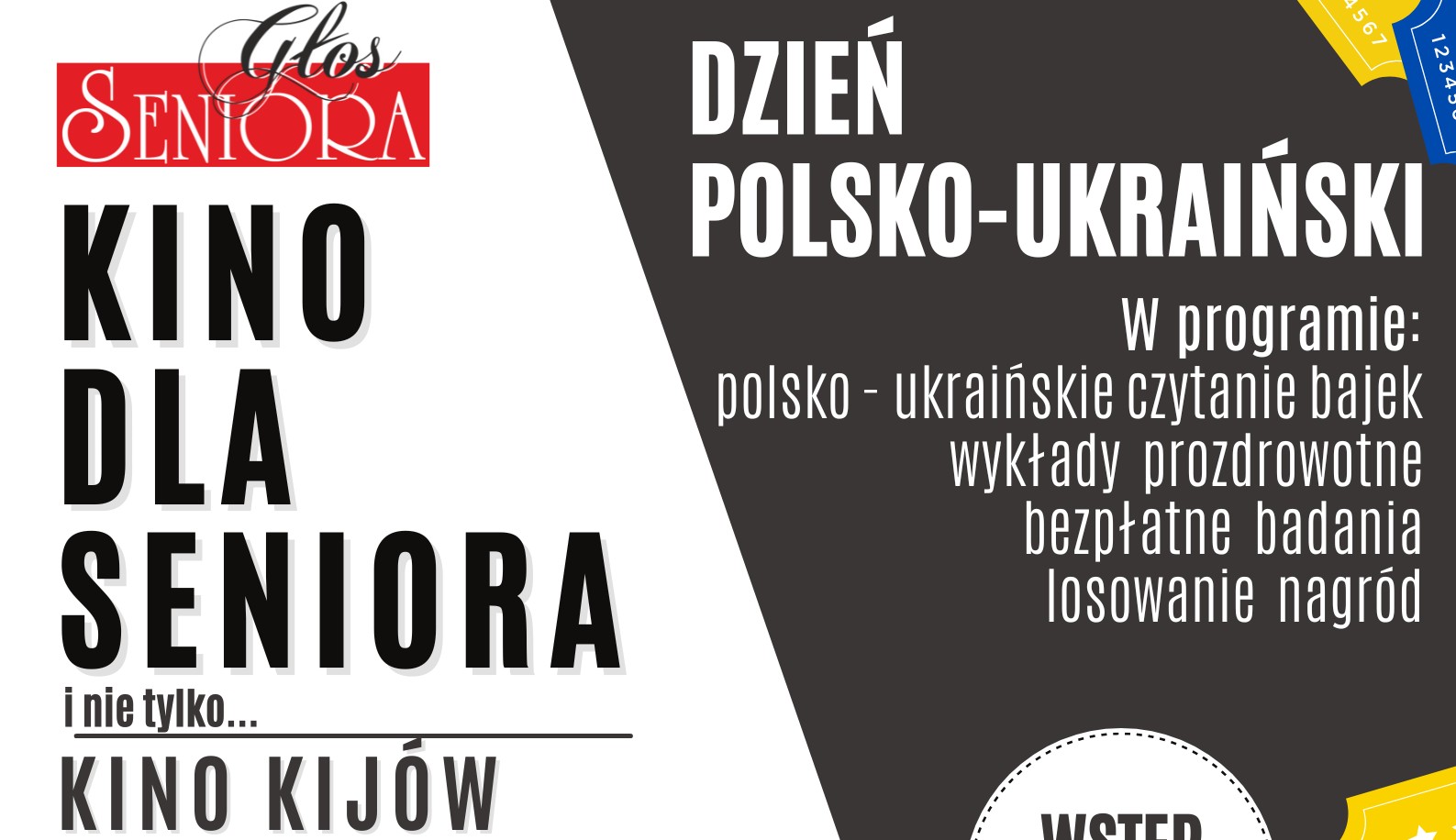 Dzień Polsko-Ukraiński z Głosem Seniora w Kinie Kijów