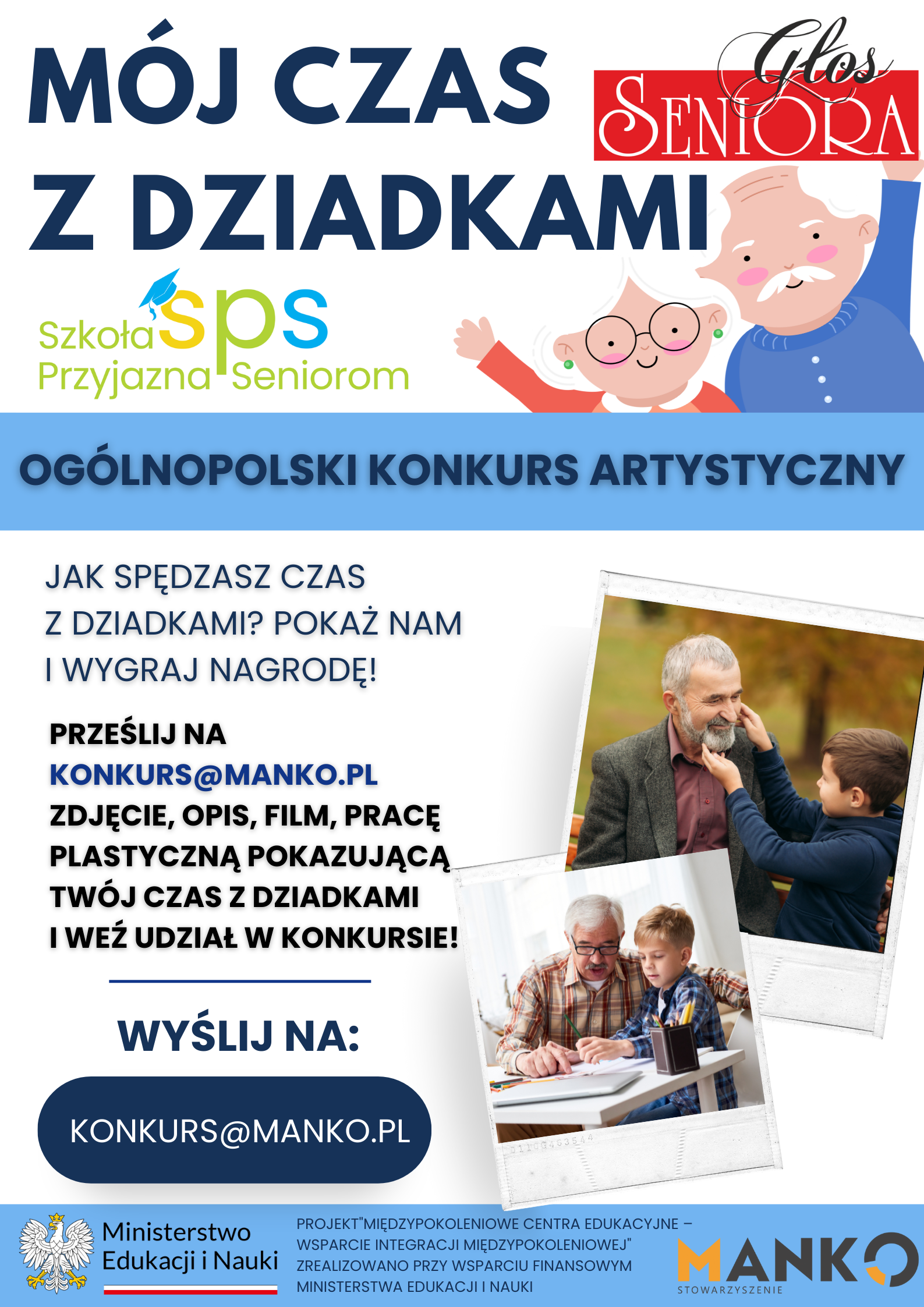 Ogólnopolski konkurs artystyczny „Mój czas z dziadkami”
