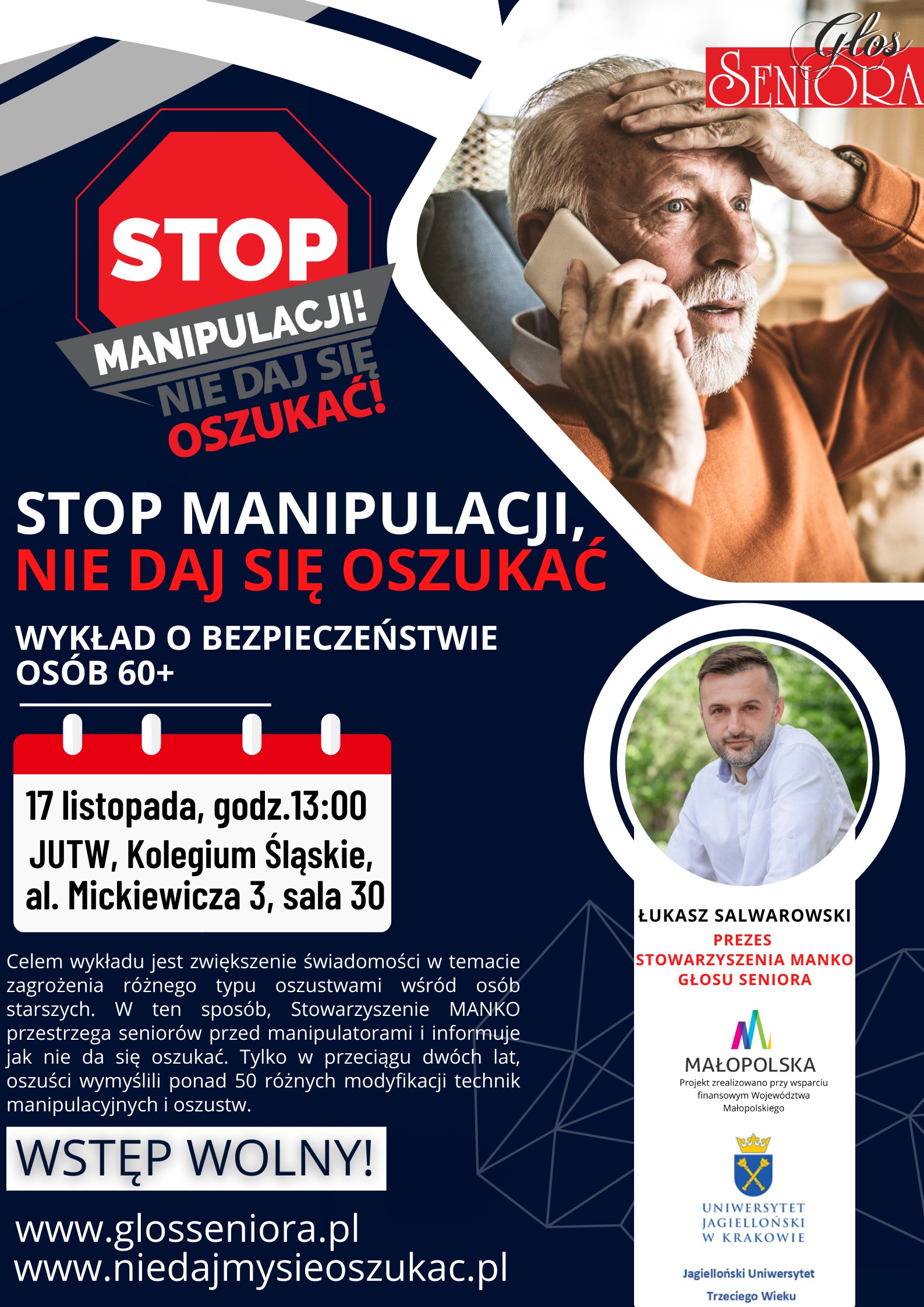 Wykład o bezpieczeństwie osób 60+