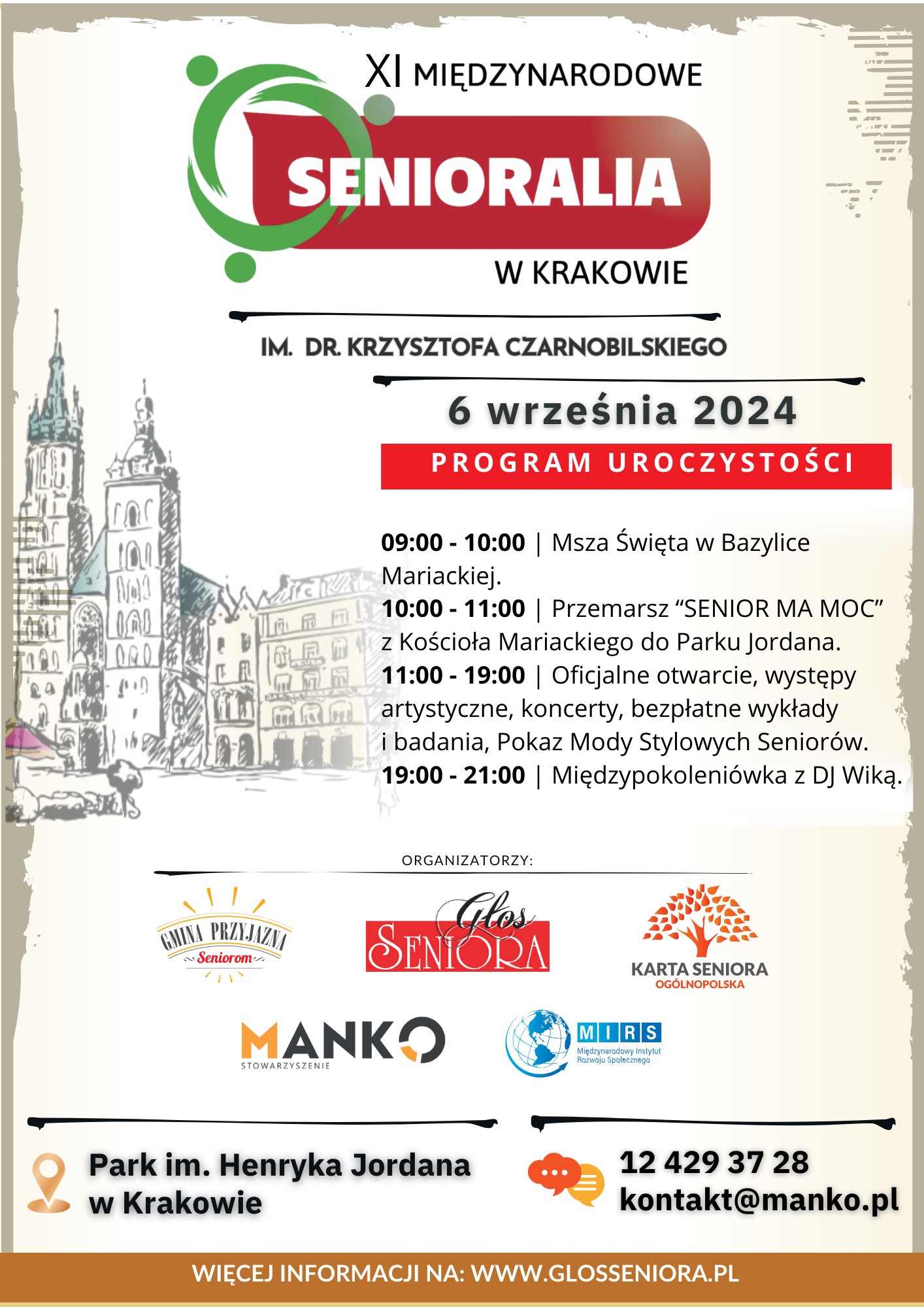 XI Międzynarodowe Senioralia w Krakowie 2024