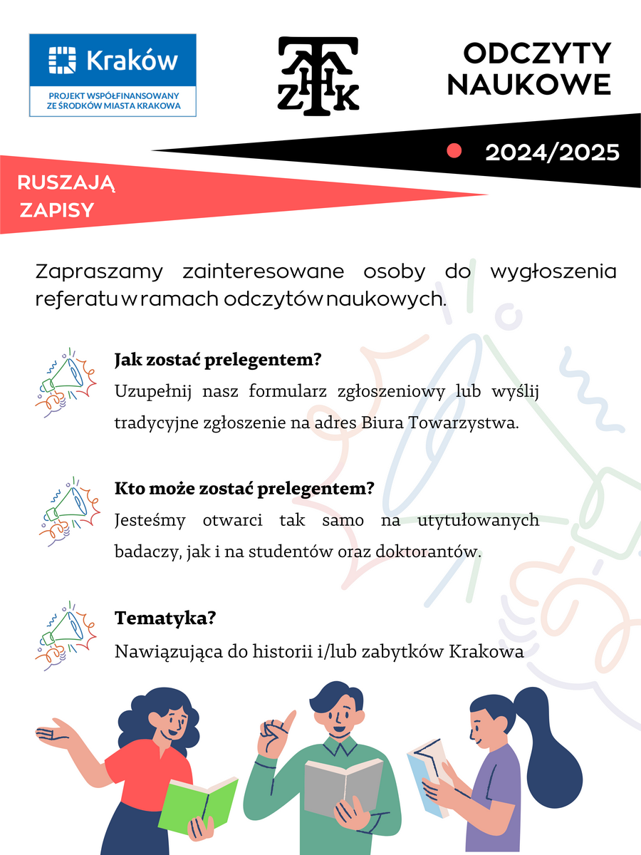 Otwieramy zapisy na sezon odczytowy 2024/2025