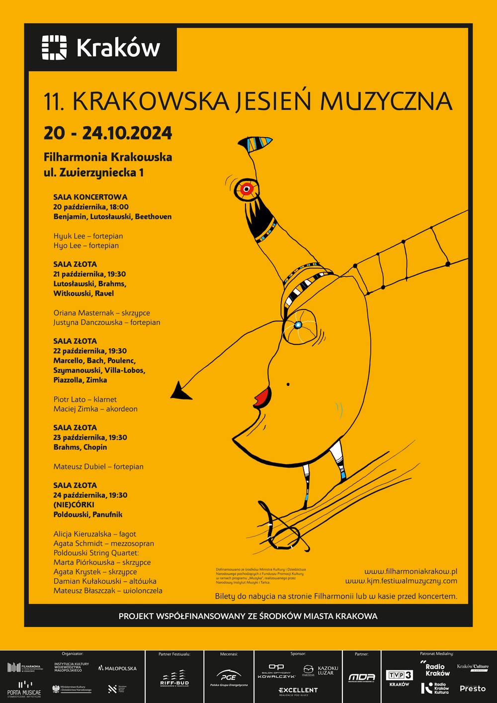 11. Krakowska Jesień Muzyczna - plakat