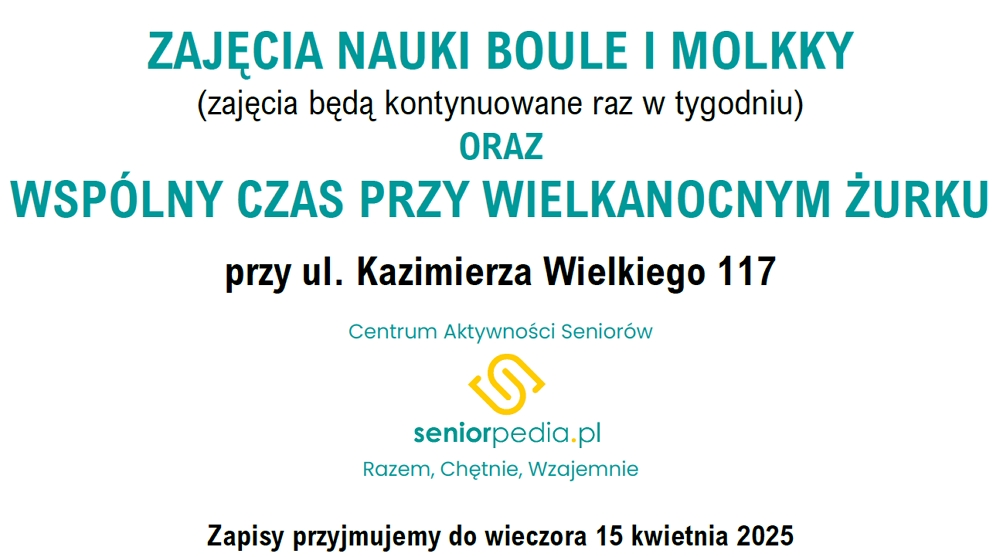 16 kwietnia 2025 Boule, Molkky i wielkanocny żurek