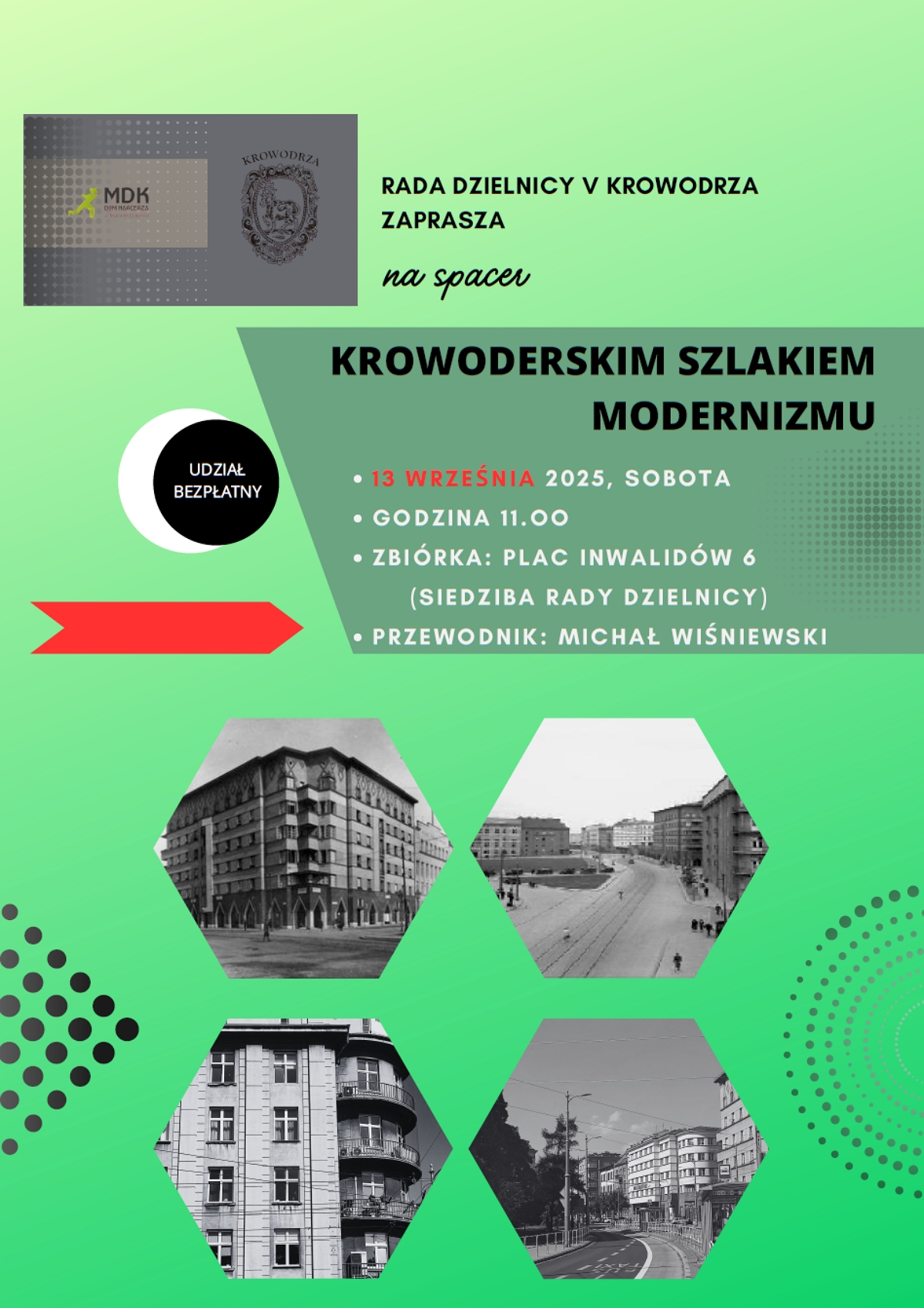 Spacer szlakiem architektury modernizmu w dzielnicy Krowodrza