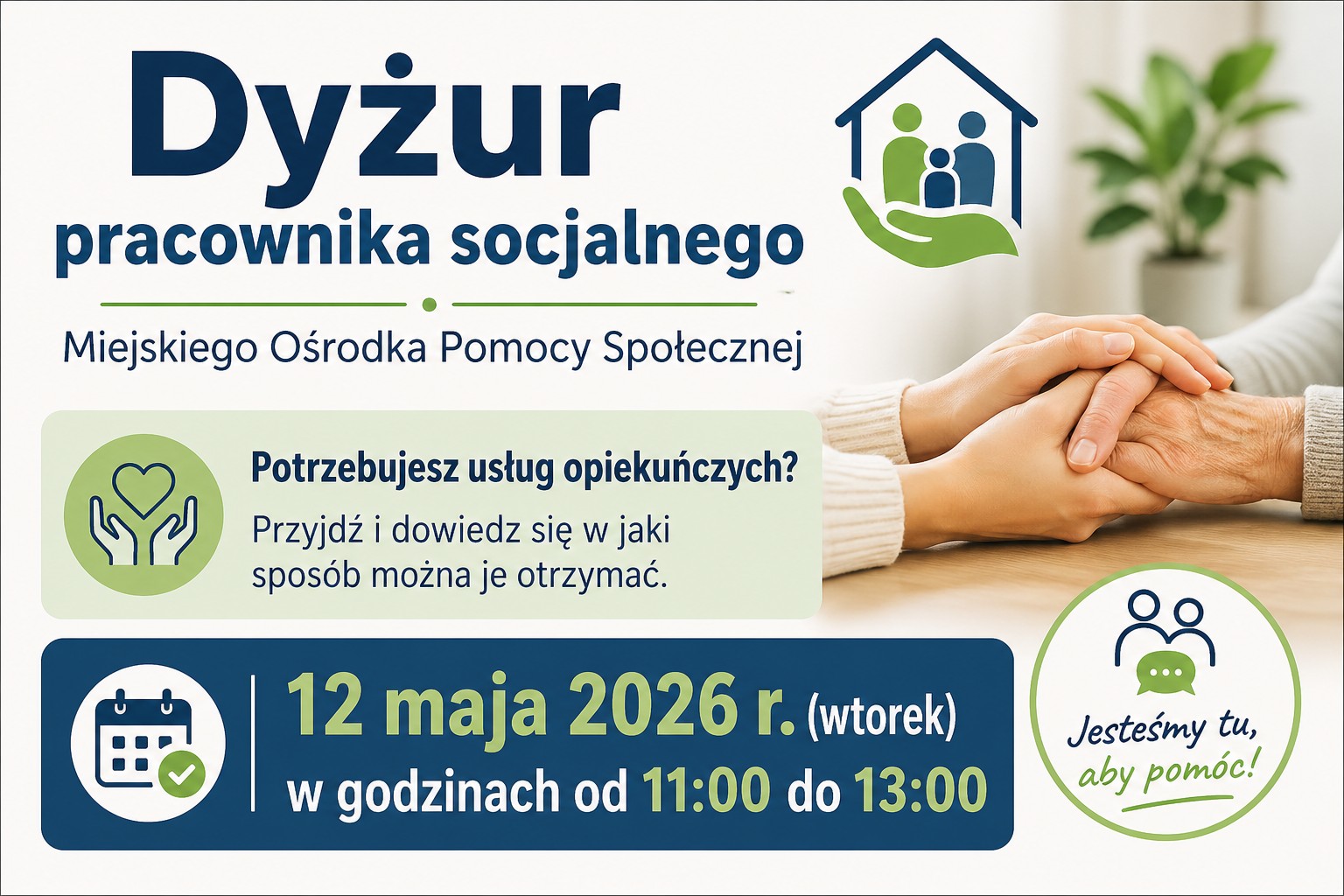 baner: Dyżur pracownika socjalnego MOPS