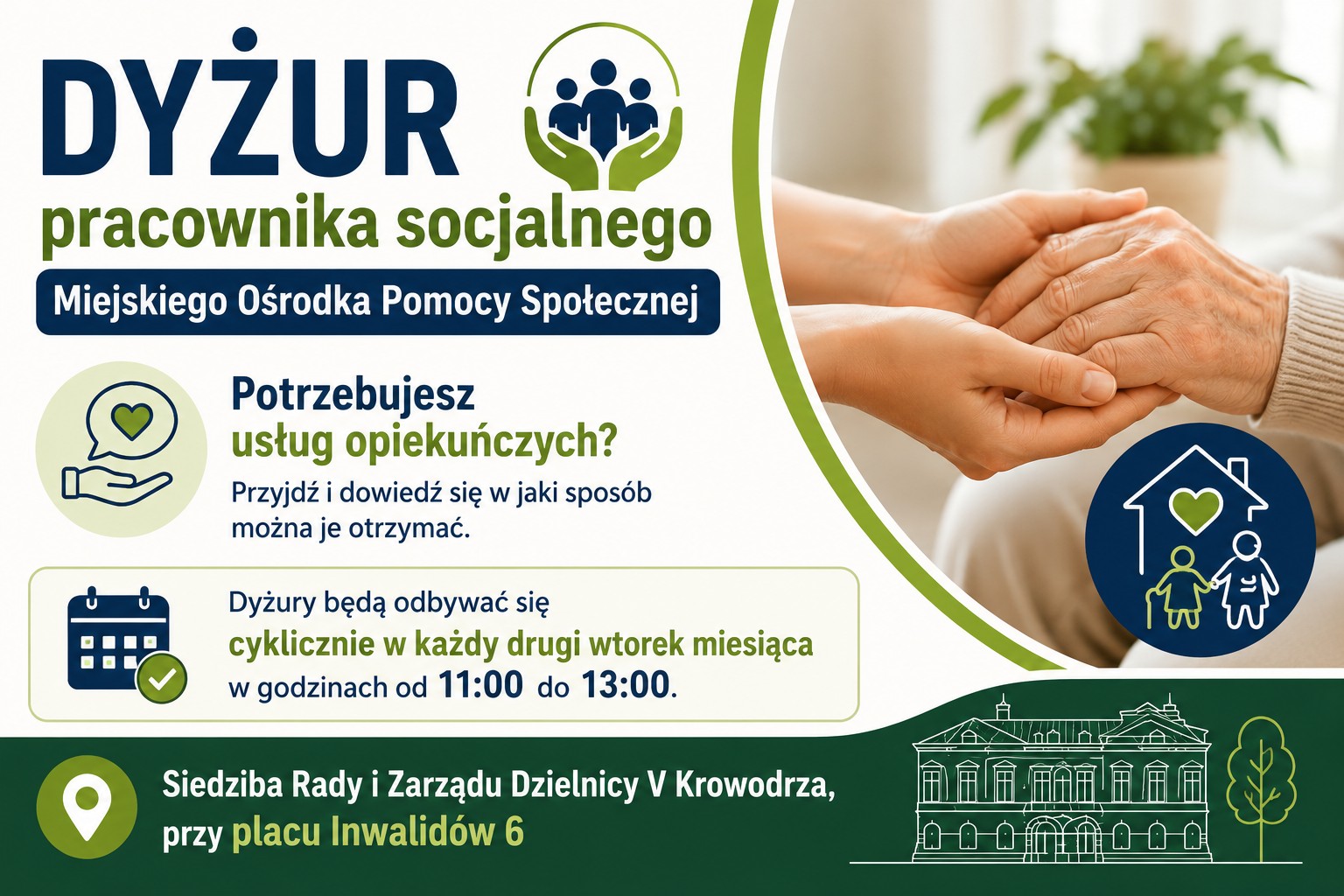 Infografika: Dyżur pracownika socjalnego MOPS