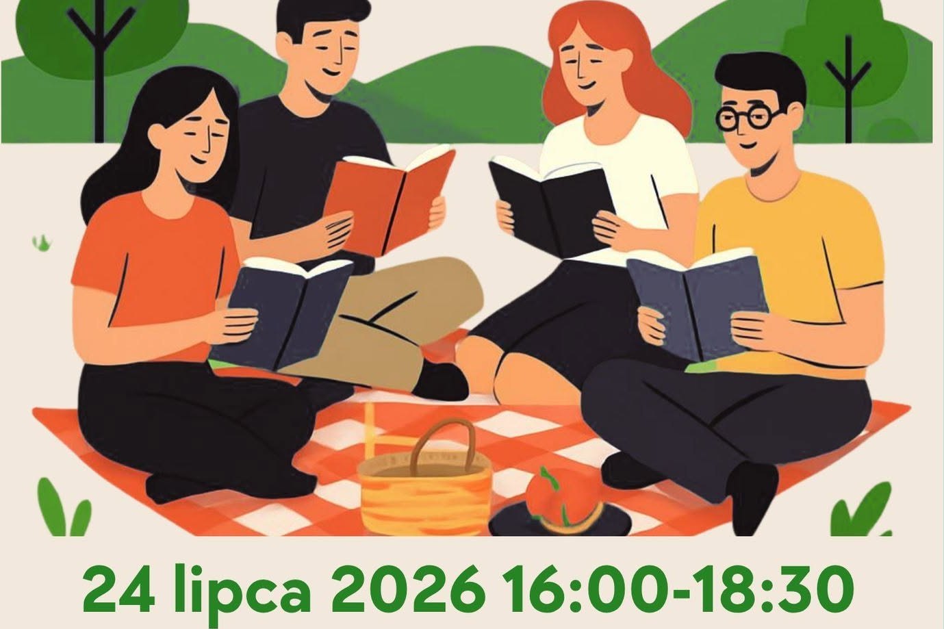wycinek plakatu: Sąsiedzki Piknik Literacki